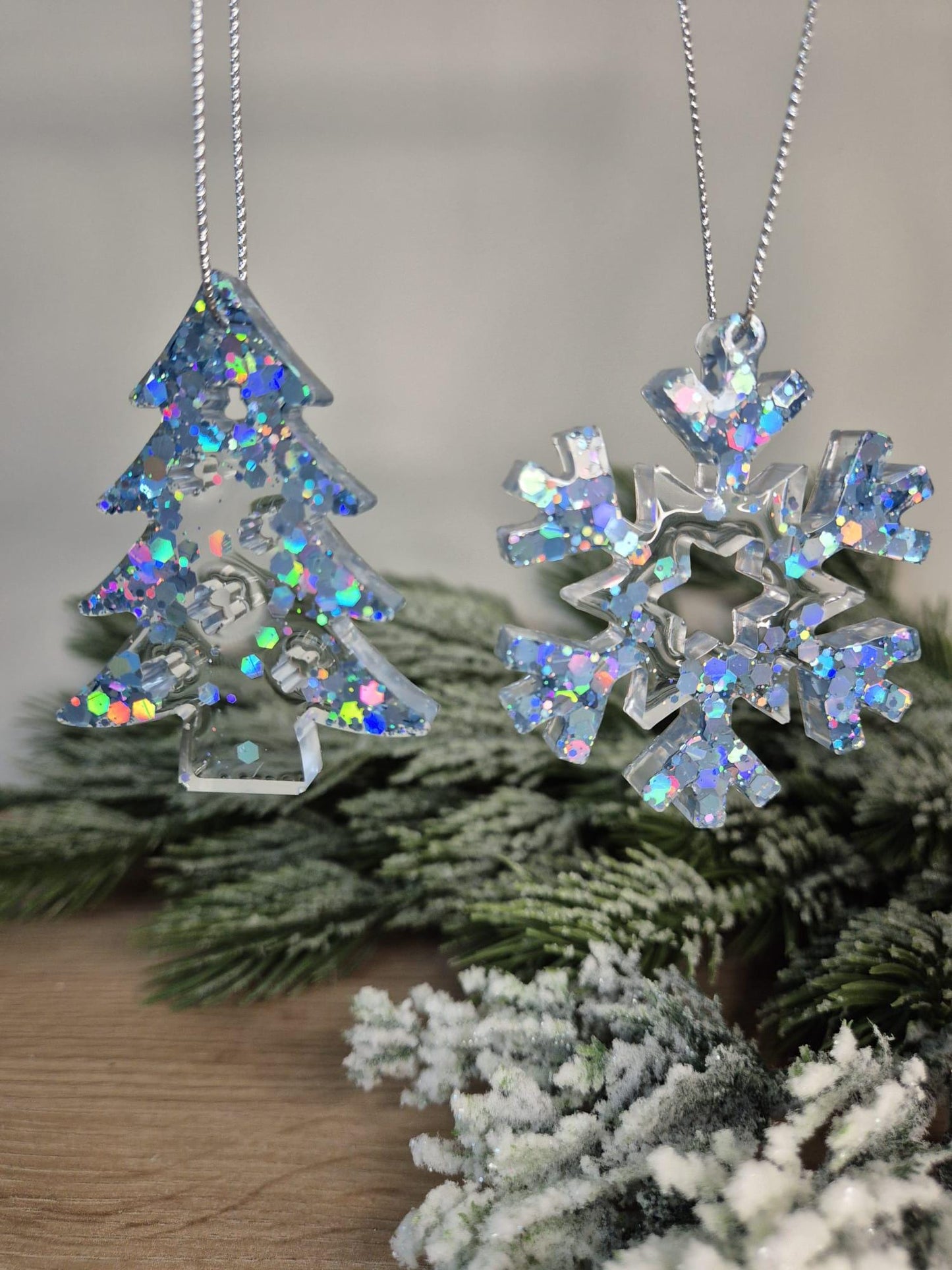 Resin Christmas Tree Set Decoration