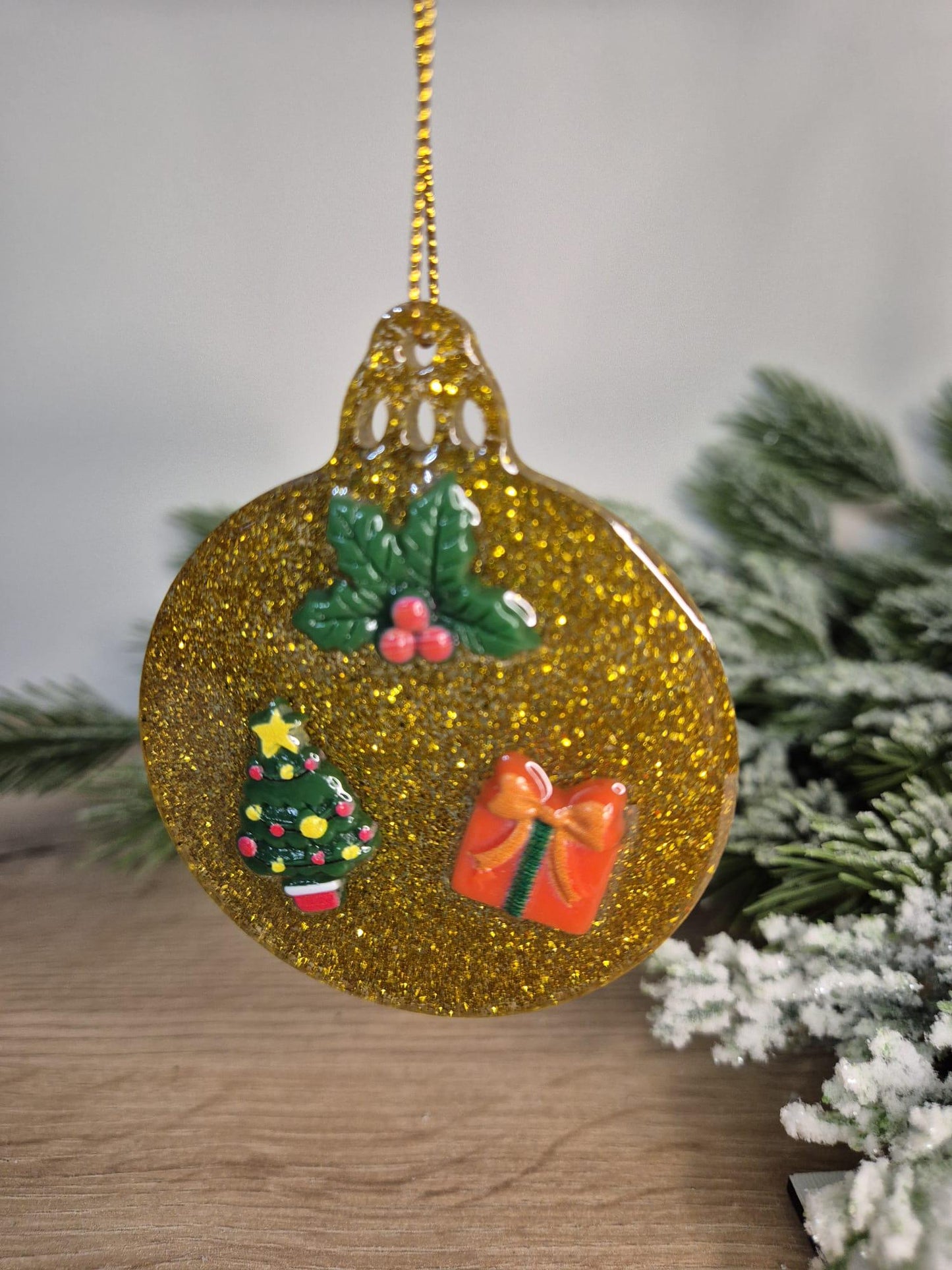 Resin Christmas Tree Decoration