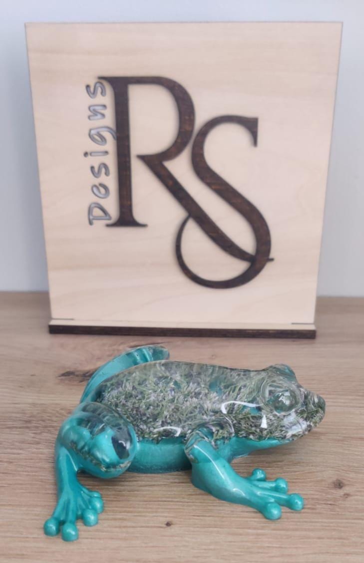 Handmade Resin Frog