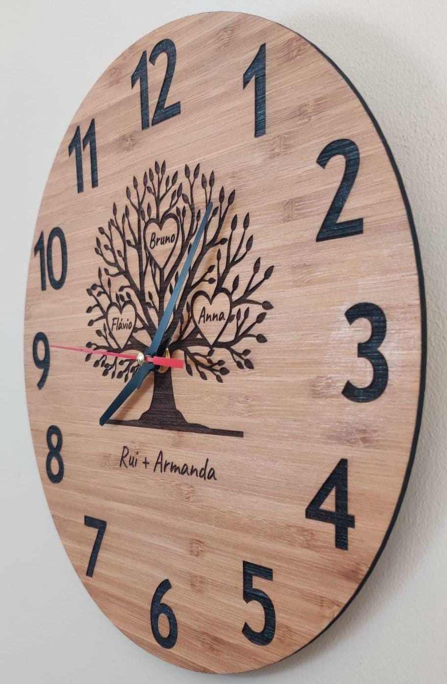 Wall Clock Silent Personalised