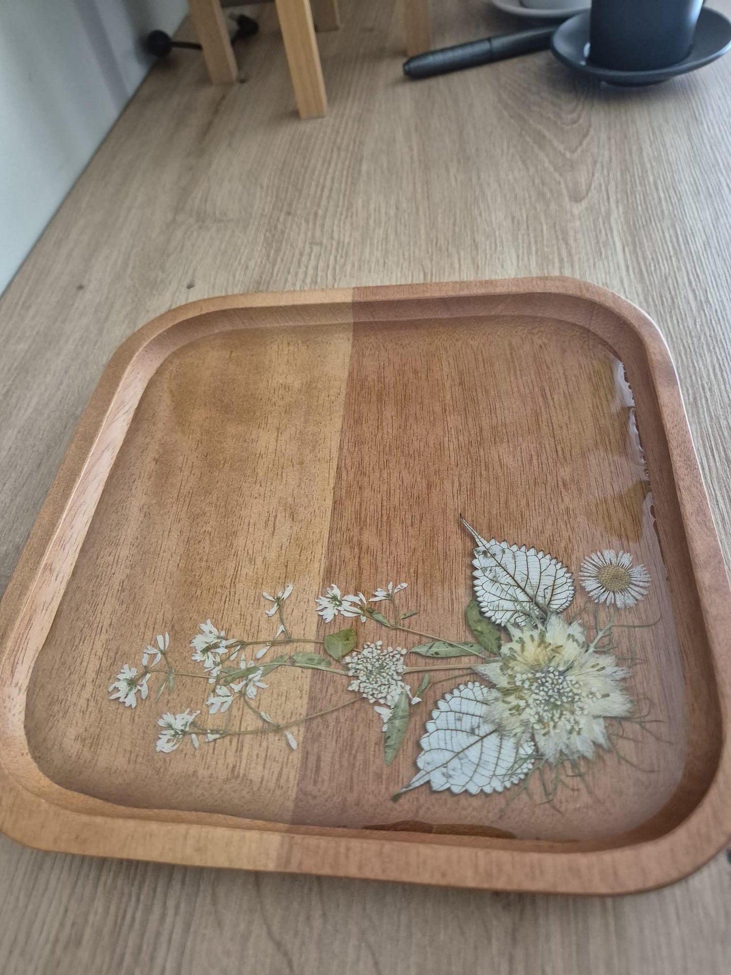 Wooden Resin Serving Tray