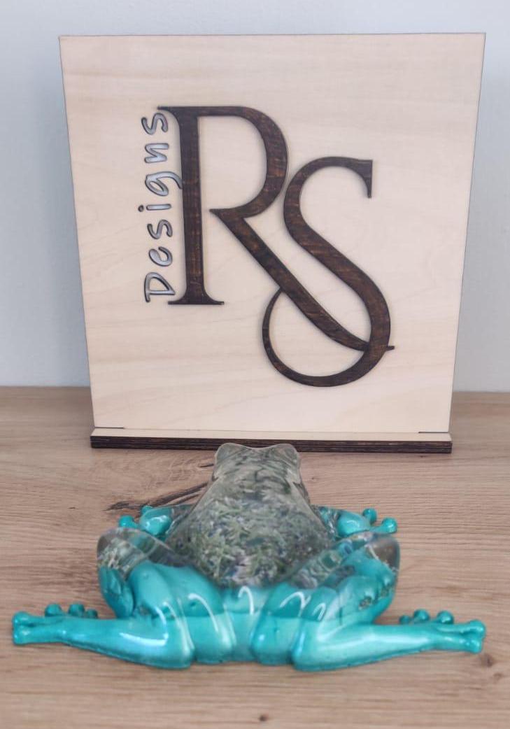 Handmade Resin Frog