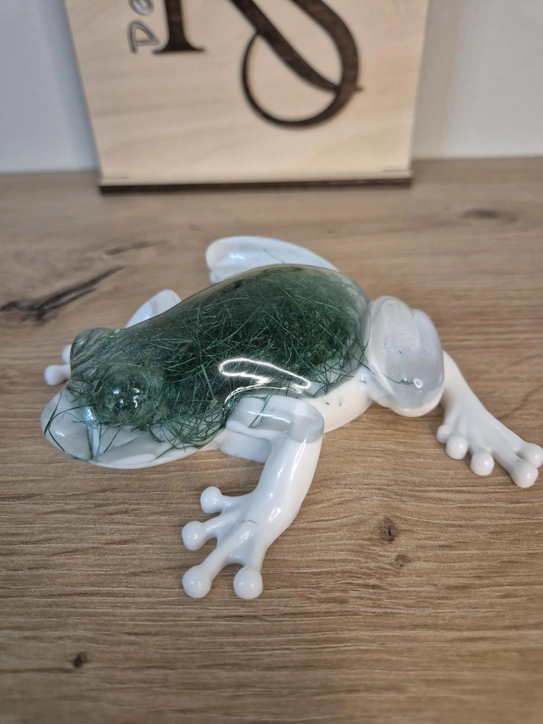Handmade Resin Frog